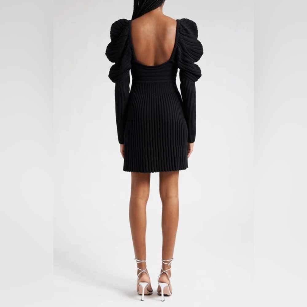 Cult Gaia ADELIE KNIT DRESS in Black sz XS 398$ - Picture 7 of 10